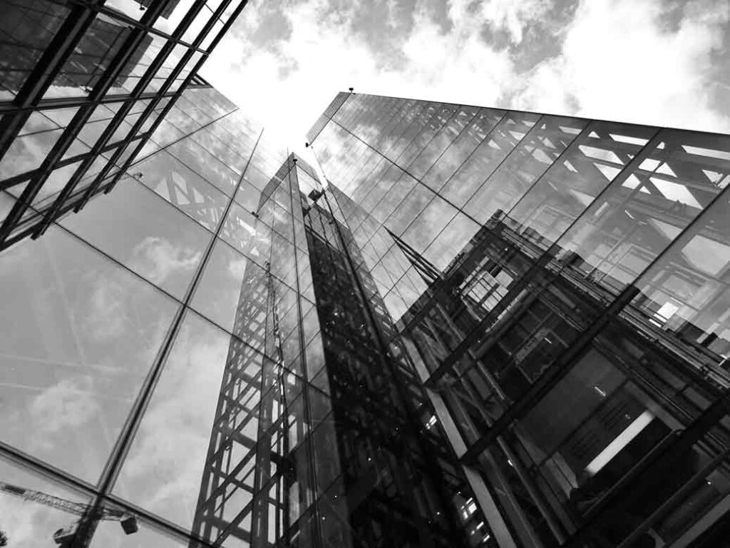 High rise buildings image for website Financial Alchemy by Thomas Stray